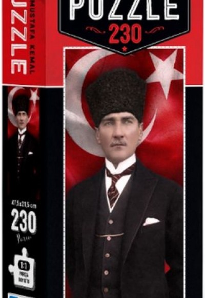 Blue Focus Gazi Mustafa Kemal - Puzzle 230 Parça Blue Focus Gazi Mustafa Kemal - Puzzle 230 Parça