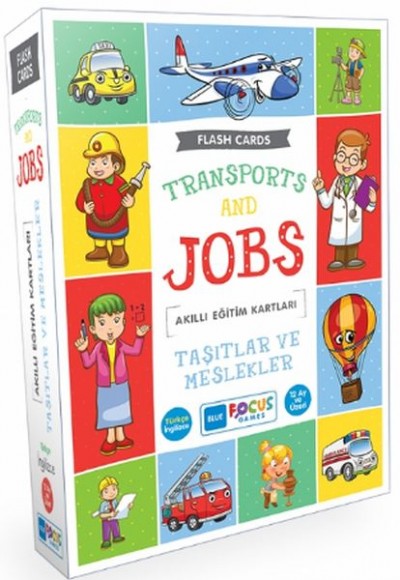 Blue Focus Taşıtlar ve Meslekler - Akıllı Eğitim Kartları Blue Focus Taşıtlar ve Meslekler - Akıllı Eğitim Kartları