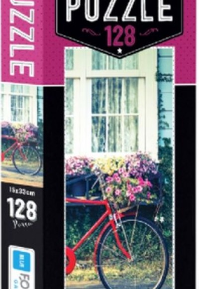 Blue Focus Red Bicycle - Puzzle 128 Parça Blue Focus Red Bicycle - Puzzle 128 Parça