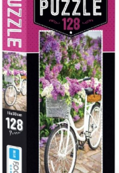 Blue Focus White Bicycle - Puzzle 128 Parça Blue Focus White Bicycle - Puzzle 128 Parça