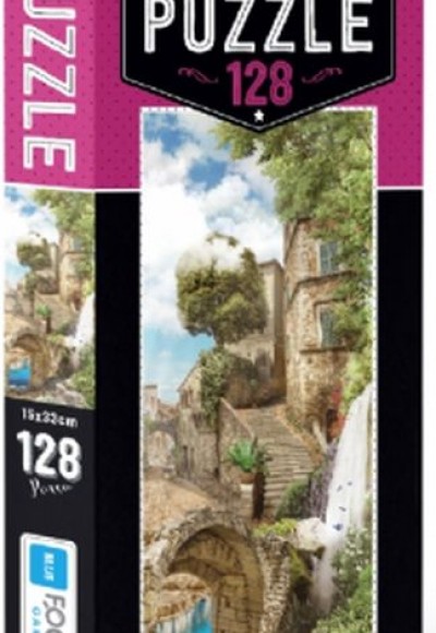 Blue Focus Waterfall Street - Puzzle 128 Parça Blue Focus Waterfall Street - Puzzle 128 Parça