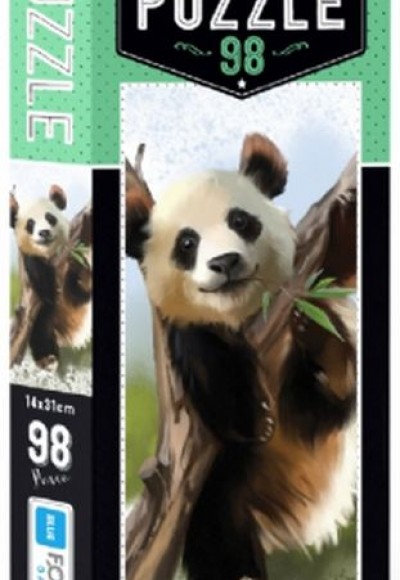Blue Focus Panda - Puzzle 98 Parça Blue Focus Panda - Puzzle 98 Parça