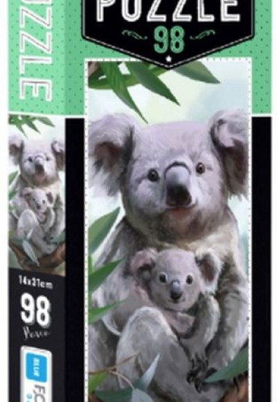 Blue Focus Koala - Puzzle 98 Parça Blue Focus Koala - Puzzle 98 Parça