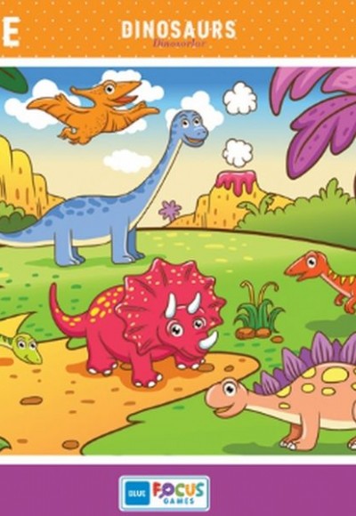 Blue Focus Dinosaurs (Dinozorlar) - Puzzle 30 Parça Blue Focus Dinosaurs (Dinozorlar) - Puzzle 30 Parça