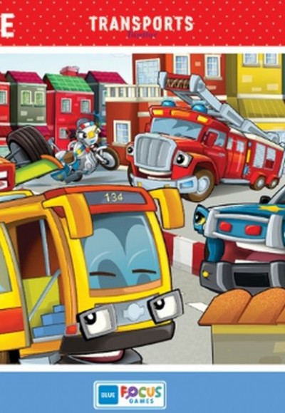 Blue Focus Transports (Taşıtlar) - Puzzle 30 Parça Blue Focus Transports (Taşıtlar) - Puzzle 30 Parça