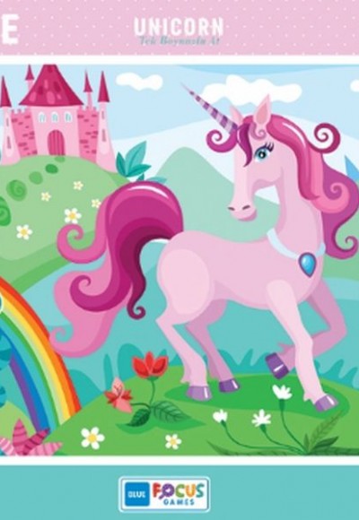 Blue Focus Unicorn (Tek Boynuzlu At) - Puzzle 30 Parça Blue Focus Unicorn (Tek Boynuzlu At) - Puzzle 30 Parça