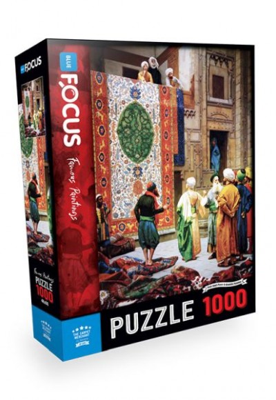 Blue Focus Puzzle Halı Tüccarı 1000 Parça Blue Focus Puzzle Halı Tüccarı 1000 Parça