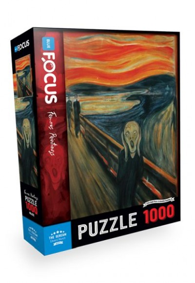Blue Focus 1000 Parça Puzzle Çığlık Blue Focus 1000 Parça Puzzle Çığlık