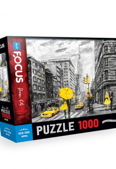 Blue Focus Puzzle New York 1000 Parça Blue Focus Puzzle New York 1000 Parça