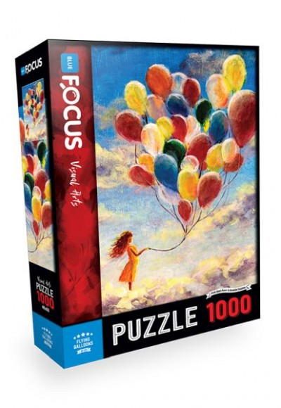 Blue Focus Flyıng Balloons - Puzzle 1000 Parça Blue Focus Flyıng Balloons - Puzzle 1000 Parça