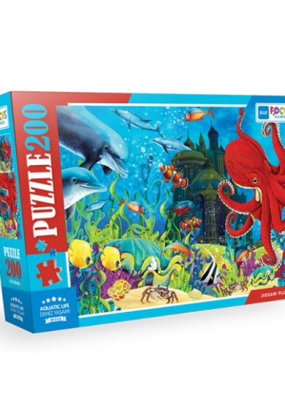 Blue Focus - Aquatic Life (Deniz Yaşamı) - Puzzle 200 Parça Blue Focus - Aquatic Life (Deniz Yaşamı) - Puzzle 200 Parça