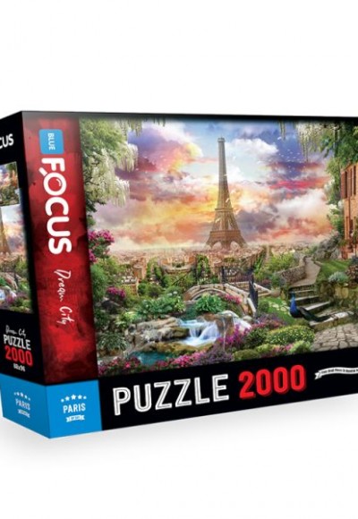 Blue Focus Paris - Puzzle 2000 Parça Blue Focus Paris - Puzzle 2000 Parça