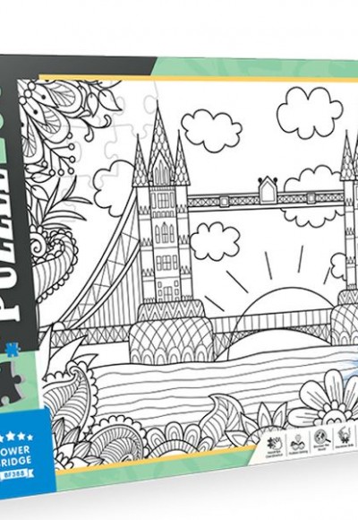 Blue Focus Colorıng Puzzle Tower Brıdge (Kule Köprüsü) - 200 Parça Blue Focus Colorıng Puzzle Tower Brıdge (Kule Köprüsü) - 200 Parça