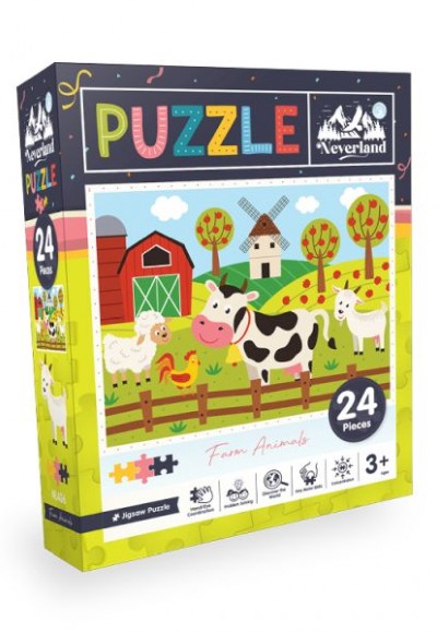Neverland 24 Pıece - Farm Anımals (Çiftlik Hayvanları) Neverland 24 Pıece - Farm Anımals (Çiftlik Hayvanları)