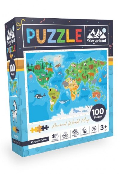 Neverland 100 Pıece - Anımal World Map (Hayvan Dünya Haritası) Neverland 100 Pıece - Anımal World Map (Hayvan Dünya Haritası)