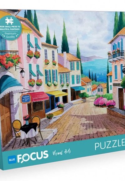 Blue Focus Beatıful Coastal Street (Güzel Sahil) - 1000 Parça Blue Focus Beatıful Coastal Street (Güzel Sahil) - 1000 Parça