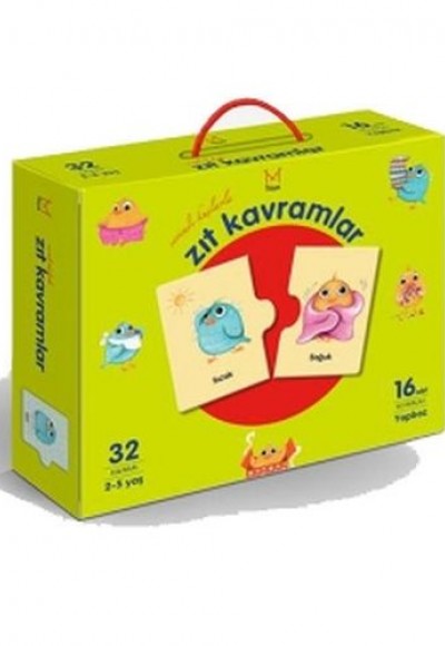 Bebek Yapboz - Zıt Kavramlar 2-5 Yaş (Kutulu) Bebek Yapboz - Zıt Kavramlar 2-5 Yaş (Kutulu)
