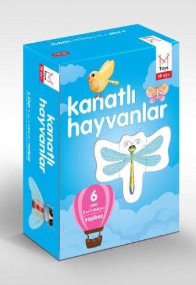 Kanatlılar (6 Adet 2 ve 3 Parçalı Yapboz) Kanatlılar (6 Adet 2 ve 3 Parçalı Yapboz)