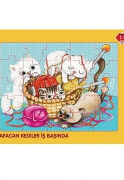 Mikado Afacan Kediler İş Başında Puzzle Mikado Afacan Kediler İş Başında Puzzle