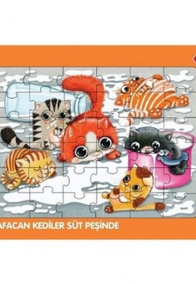 Mikado Afacan Kediler Süt Peşinde Puzzle Mikado Afacan Kediler Süt Peşinde Puzzle