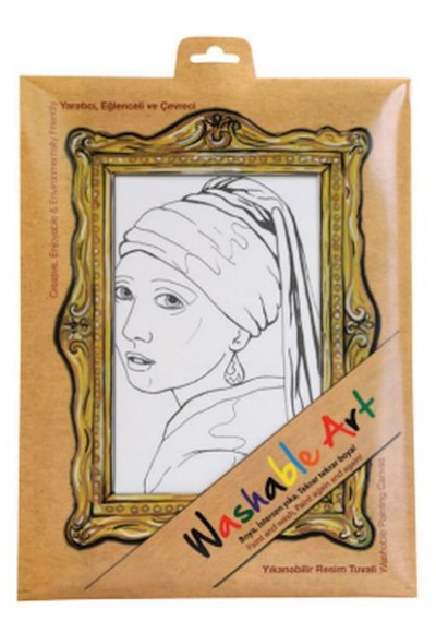 Funny Mat - Johannes Vermeer Gırl Wıth A Pearl Earrıng 25 X 35 Cm Funny Mat - Johannes Vermeer Gırl Wıth A Pearl Earrıng 25 X 35 Cm