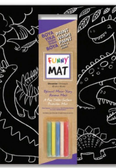 Funny Mat - Dinozorlar 40x40cm Funny Mat - Dinozorlar 40x40cm