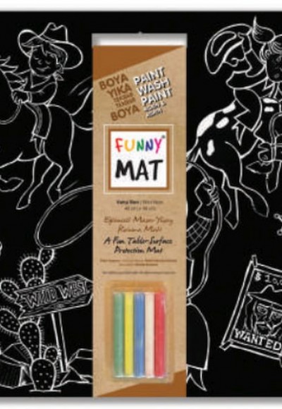 Funny Mat - Vahşi Batı 40x40cm Funny Mat - Vahşi Batı 40x40cm