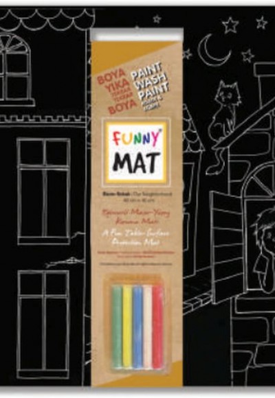 Funny Mat - Bizim Sokak 40x40cm Funny Mat - Bizim Sokak 40x40cm