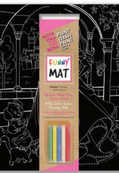 Funny Mat - Prenses 40x40cm Funny Mat - Prenses 40x40cm