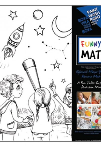 Funny Mat- Uzay Araştırmacıları - 33,5x48cm Funny Mat- Uzay Araştırmacıları - 33,5x48cm