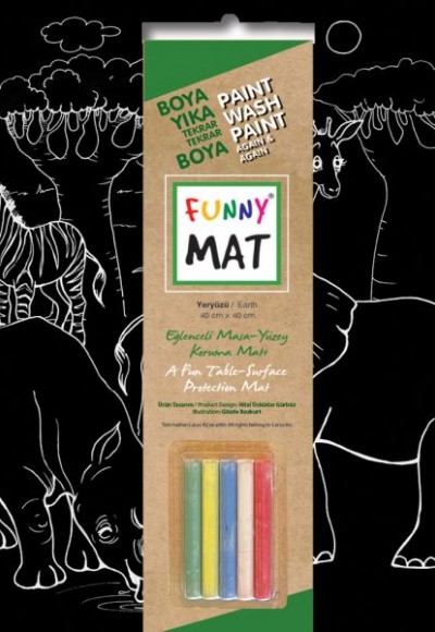 Funny Mat Black Yeryüzü (Tebeşirli) Funny Mat Black Yeryüzü (Tebeşirli)