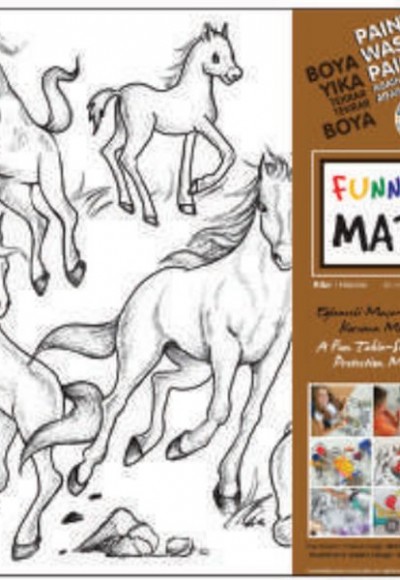 Funny Mat - Atlar 33,5x48cm Funny Mat - Atlar 33,5x48cm