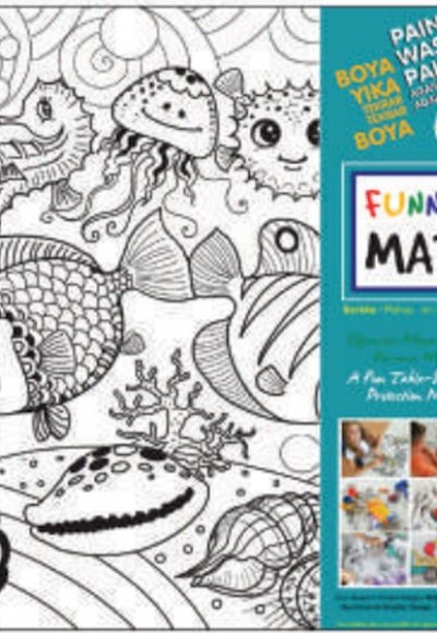 Funny Mat - Balıklar 33,5x48cm Funny Mat - Balıklar 33,5x48cm