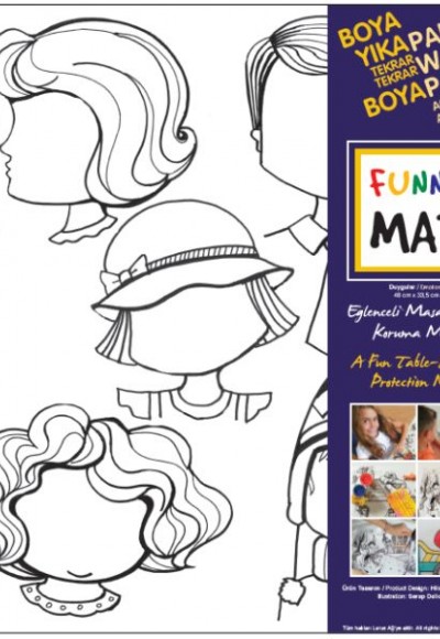 Funny Mat - Duygular - Küçük 33,5x48cm Funny Mat - Duygular - Küçük 33,5x48cm