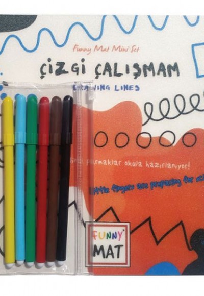 Çizgi Çalışmam - Funny Mat Mini Set (Aktivite Seti) Çizgi Çalışmam - Funny Mat Mini Set (Aktivite Seti)