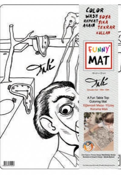 Funny Mat - Salvador Dalı 30 X 40 Cm Funny Mat - Salvador Dalı 30 X 40 Cm