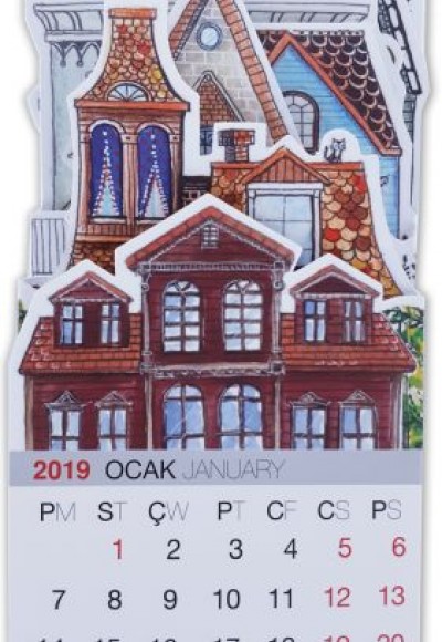 Cep Takvimi (2019-2020) Renkli - World Of Houses Cep Takvimi (2019-2020) Renkli - World Of Houses