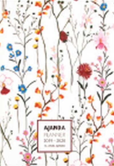 2019-2020 16 Aylık Ajanda Flowers 2019-2020 16 Aylık Ajanda Flowers