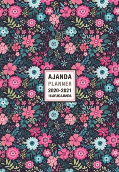 Akademi Çocuk 2020-2021 16 Aylık Ajanda Forever Flower 3080 - 12x17 cm Akademi Çocuk 2020-2021 16 Aylık Ajanda Forever Flower 3080 - 12x17 cm