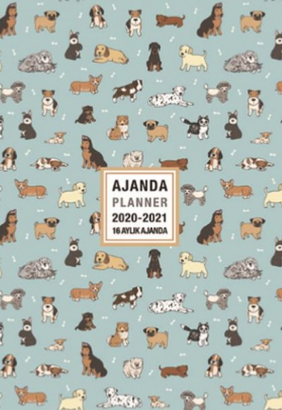 Akademi Çocuk 2020-2021 16 Aylık Ajanda Lovely Dogs 3083 - 12x17 cm Akademi Çocuk 2020-2021 16 Aylık Ajanda Lovely Dogs 3083 - 12x17 cm