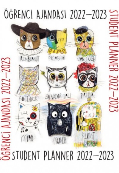 2022-2023 Öğrenci Ajan Paınter Cats 16x21cm 2022-2023 Öğrenci Ajan Paınter Cats 16x21cm