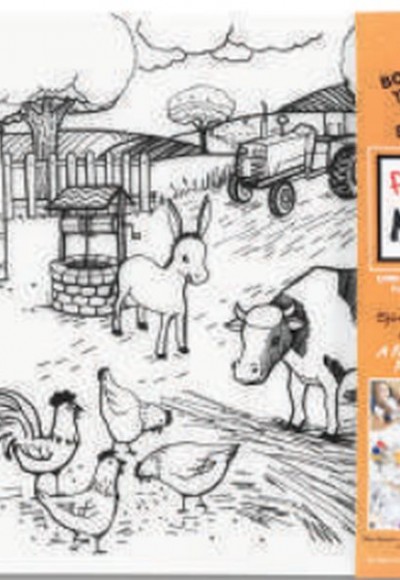 Funny Mat - Çiftlik Ve Derin Deniz 33,5 x 48 cm Funny Mat - Çiftlik Ve Derin Deniz 33,5 x 48 cm