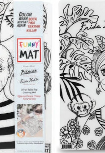 Funny Mat - Pablo Pıcasso Ve Frıda Kahlo 25 X 35 Cm Funny Mat - Pablo Pıcasso Ve Frıda Kahlo 25 X 35 Cm