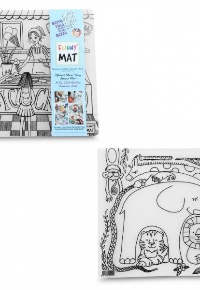 Funny Mat 2'li Set (Dondurma Dükkanı, Vahşi Dostlar) Funny Mat 2'li Set (Dondurma Dükkanı, Vahşi Dostlar)