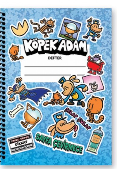 Köpek Adam Kareli Defter-4 Köpek Adam Kareli Defter-4