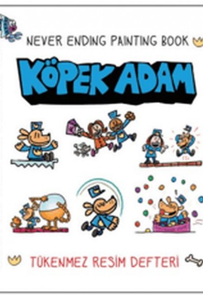 Funny Mat Tükenmez Resim Defteri Köpek Adam 1 Funny Mat Tükenmez Resim Defteri Köpek Adam 1