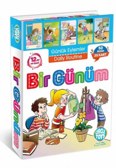 Circle Toys Bir Günüm Eğitici Kartlar Circle Toys Bir Günüm Eğitici Kartlar