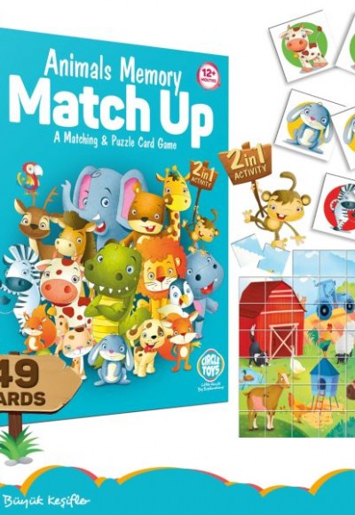 Animals Memory Match Up Animals Memory Match Up