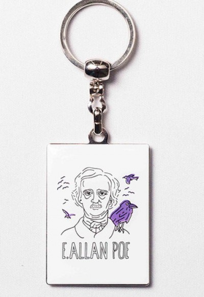 Can Dükkan Portreler Serisi - E.Allan Poe Anahtarlık Can Dükkan Portreler Serisi - E.Allan Poe Anahtarlık
