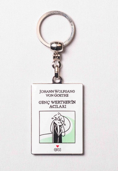 Can Dükkan Laforizma Serisi - Genç Werther Anahtarlık Can Dükkan Laforizma Serisi - Genç Werther Anahtarlık